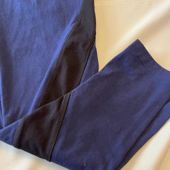 PINK Victoria's Secret Navy Yoga Leggings size L - Picture 6 of 6